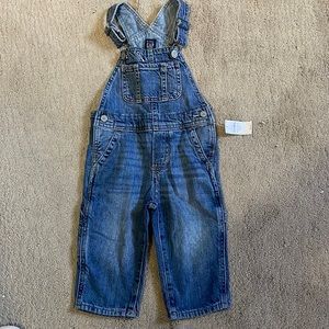 New Baby Gap Denim Overalls SZ 12-18